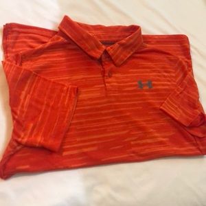 Boys under armour polo shirt